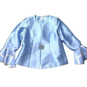 Vintage Lisa Rene Black Label Church Suit Blazer Formal Jacket Women’s Size 16‎